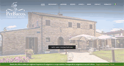 Desktop Screenshot of countryhouseperbacco.it