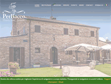 Tablet Screenshot of countryhouseperbacco.it